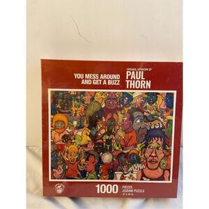 Paul Thorn Original Jigsaw Puzzle "You mess around and get a buzz 1000 pieces 27